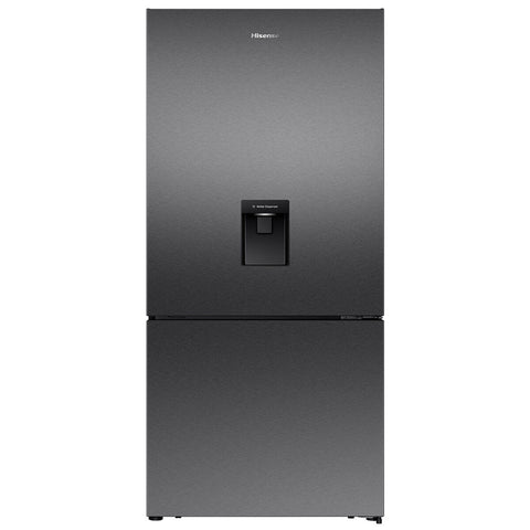 Hisense 500L PureFlat Bottom Mount Refrigerator Dark Steel HRBM500TBW - SuperSaverAU - view 1