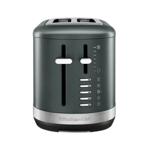 KitchenAid 2 Slice Toaster - Juniper Green, 7 Shade Settings, Extra Wide Slots - 5KMT2109AJP