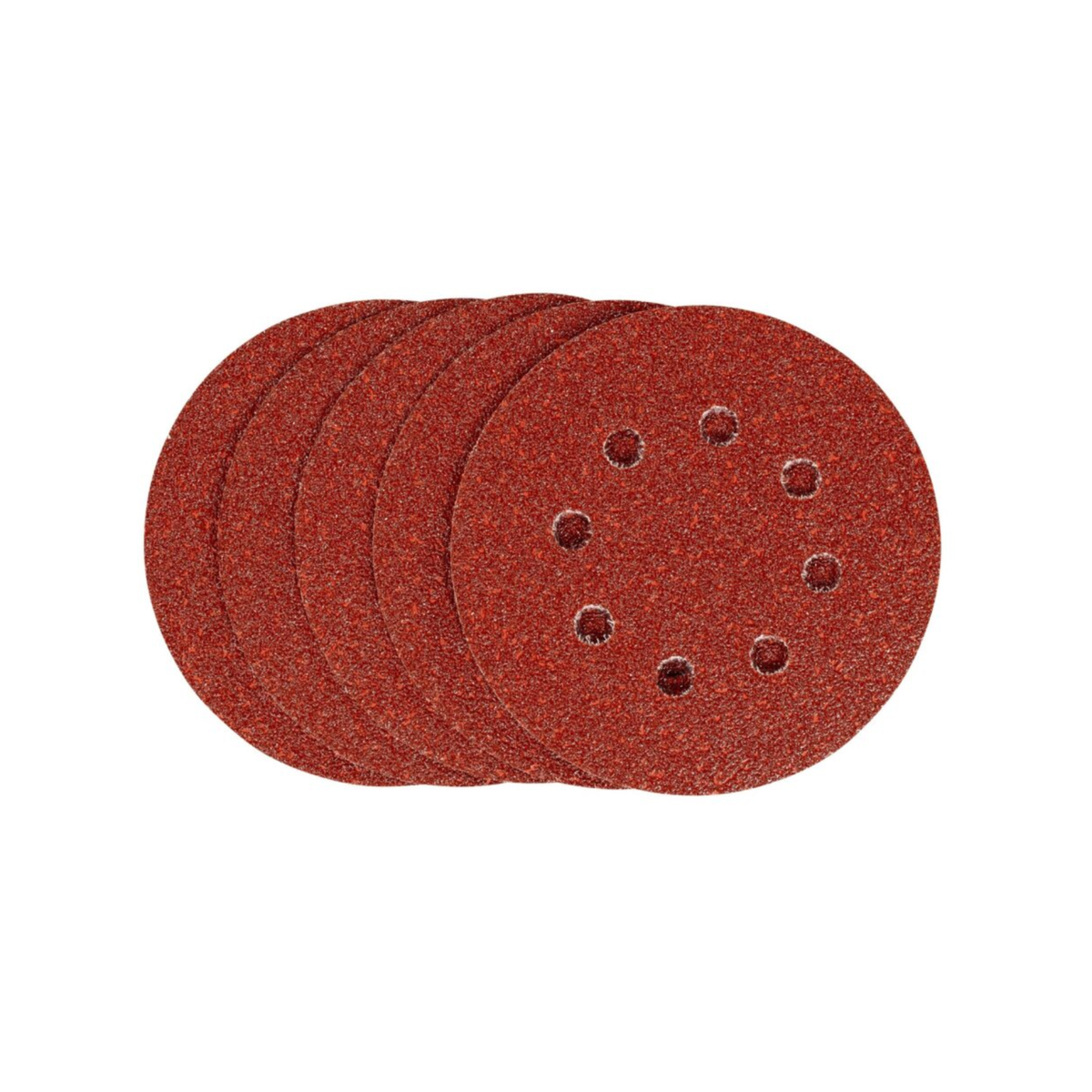 Irwin 125mm Quick Fit Random Orbital Sanding Discs 40 Grit 5 Pack - Efficient Stock Removal - SuperSaverAU - view 2