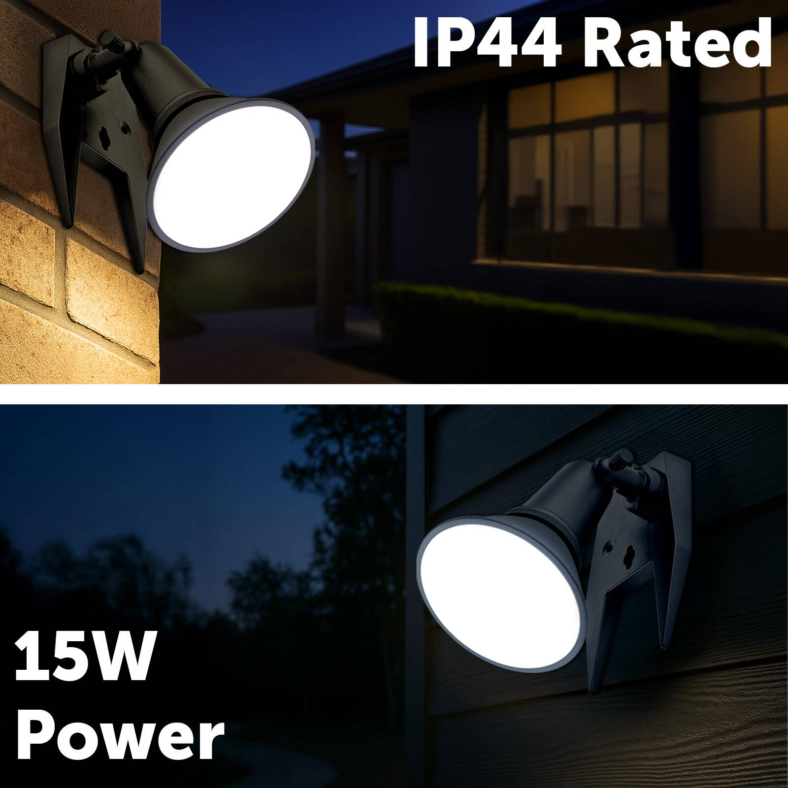 Arlec 15W LED Portable Flood Light Black FL221RV