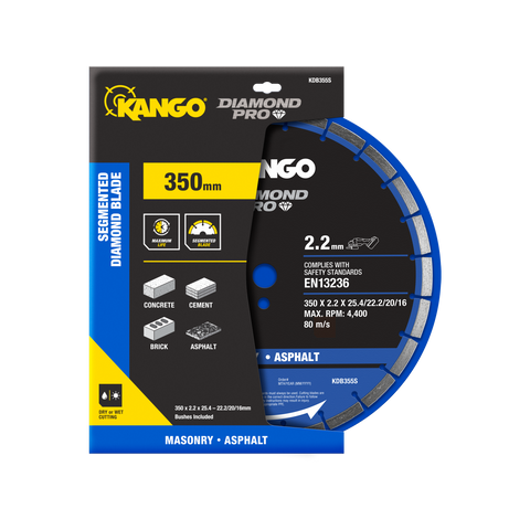 Kango 350mm Segmented Diamond Saw Blade KDB355S