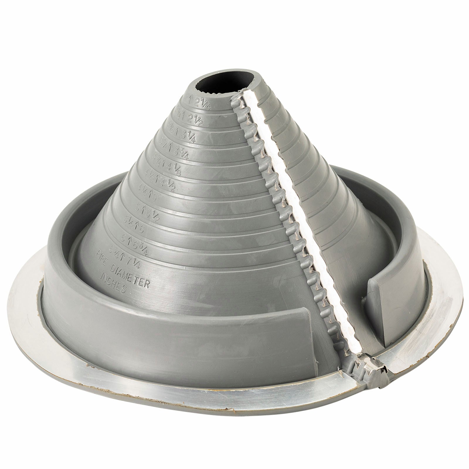 Deks Dektite Retrofit 50-185mm Roof Flashing - Grey EPDM Weather Resistant