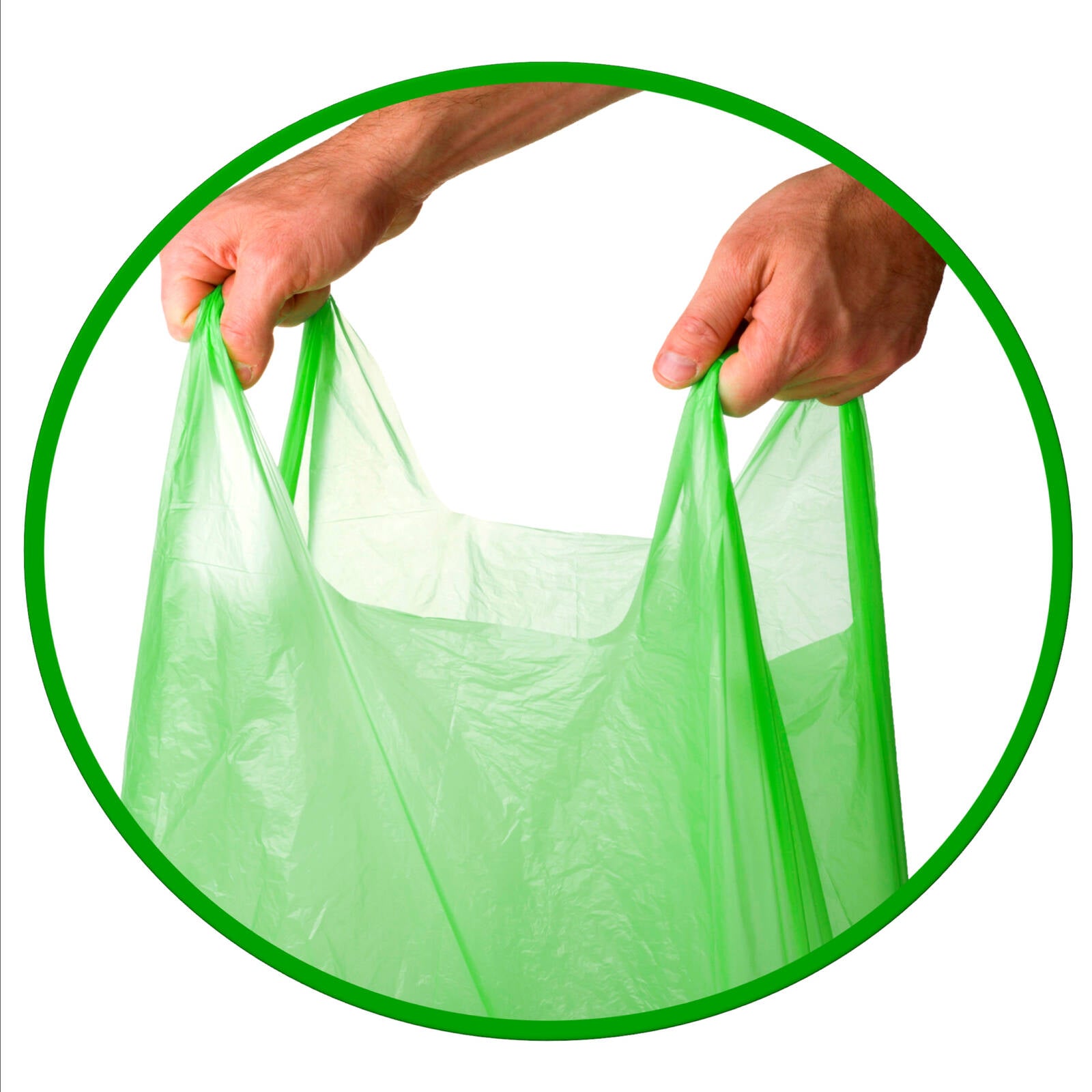 Maze 34L 580 x 710mm Green Large Organic Rubbish Bags 20 Pack Starch Based