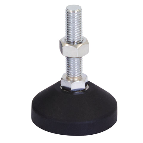 Richmond Wheel and Castor Co. 60mm x M12 Zinc Plated Fixed Levelling Foot