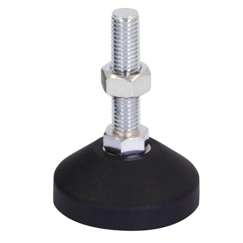 Richmond Fixed Levelling Foot - 60mm x M12 - Zinc Plated - 800kg Load - SuperSaverAU - view 1