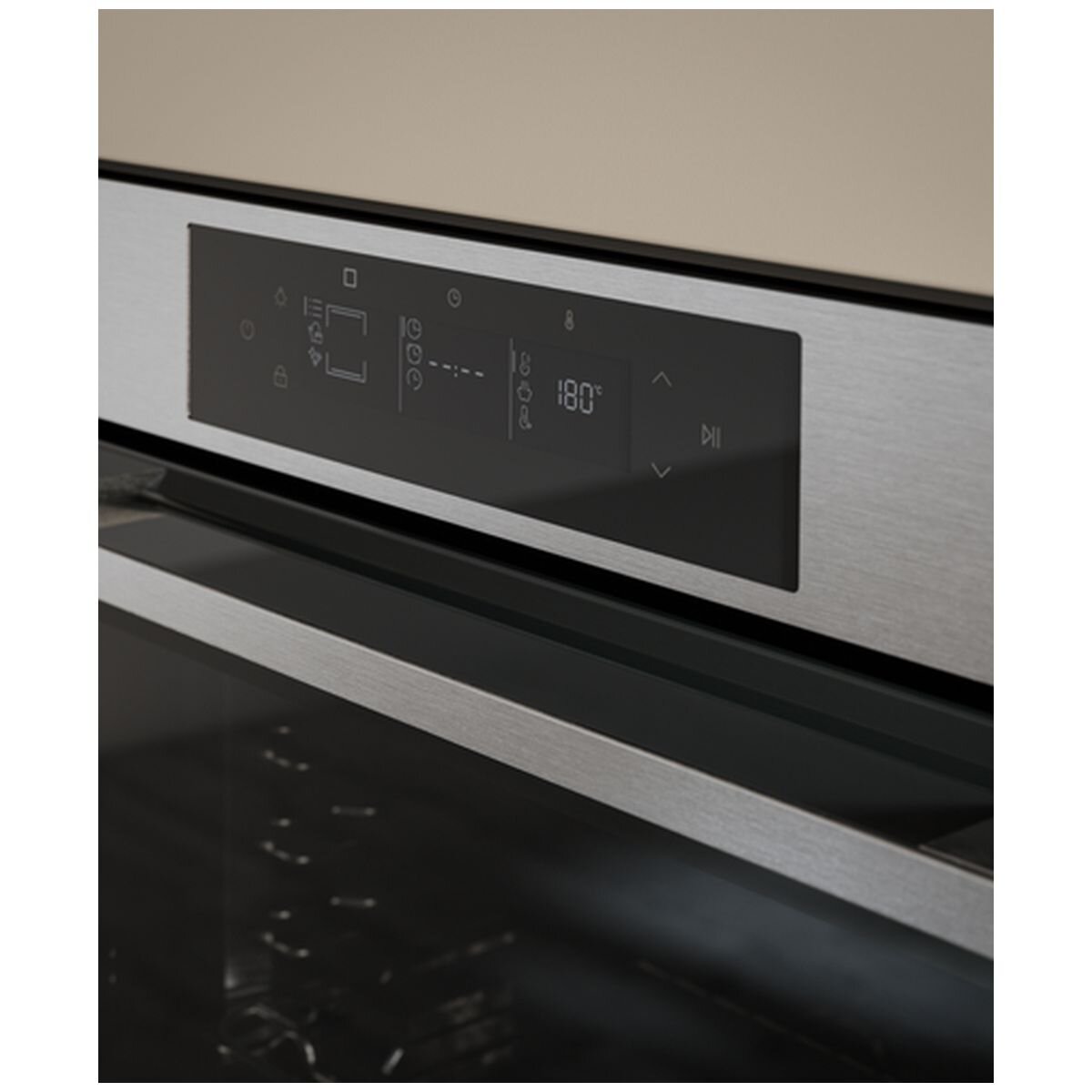 Haier 60cm 500 Series Pyrolytic Oven - 78L, 14 Functions, Steam Assist, Air Fry, Wi-Fi, Steel - HWO60S14TPX6