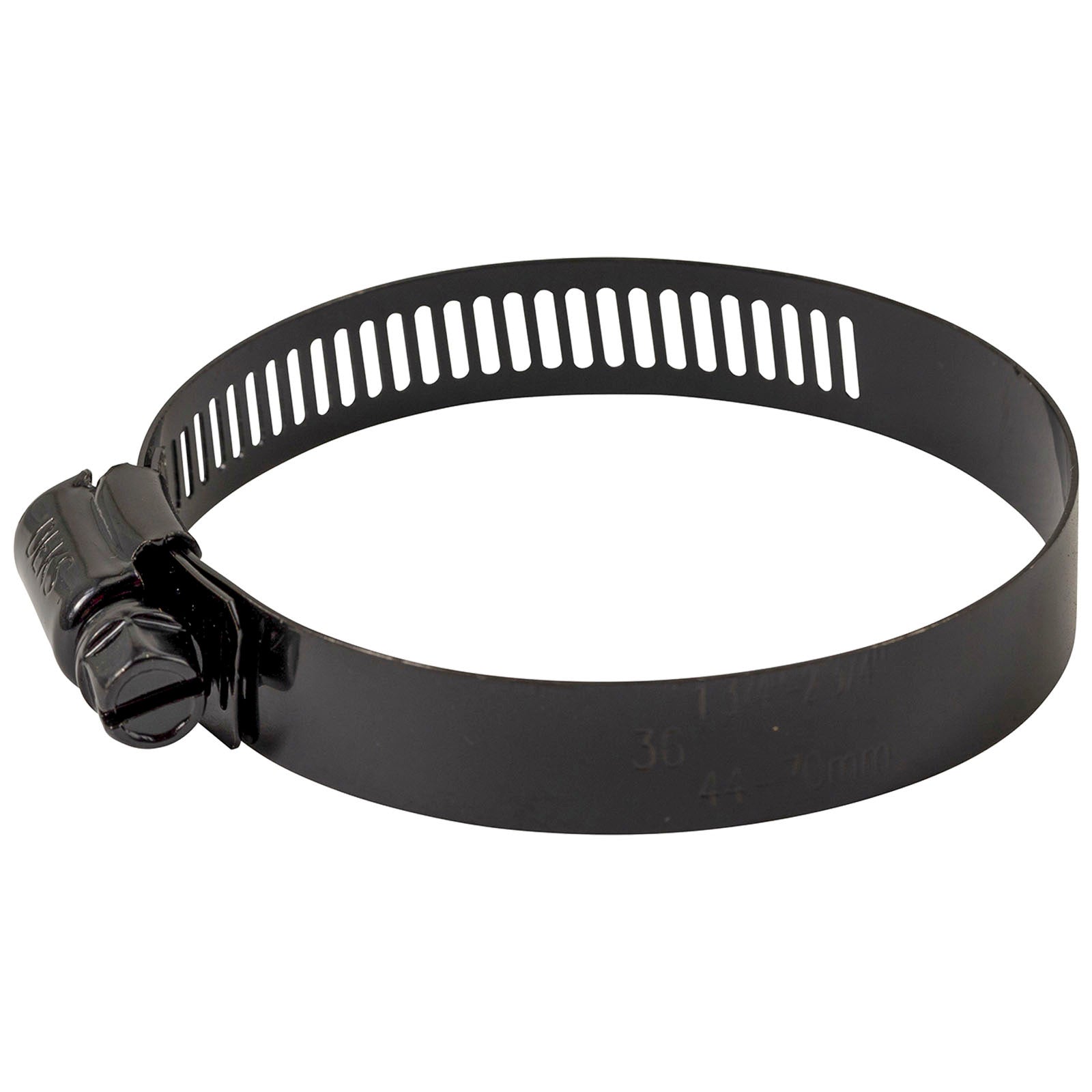 Deks 46-70mm Black Marine Grade 316 Stainless Steel Hose Clamp