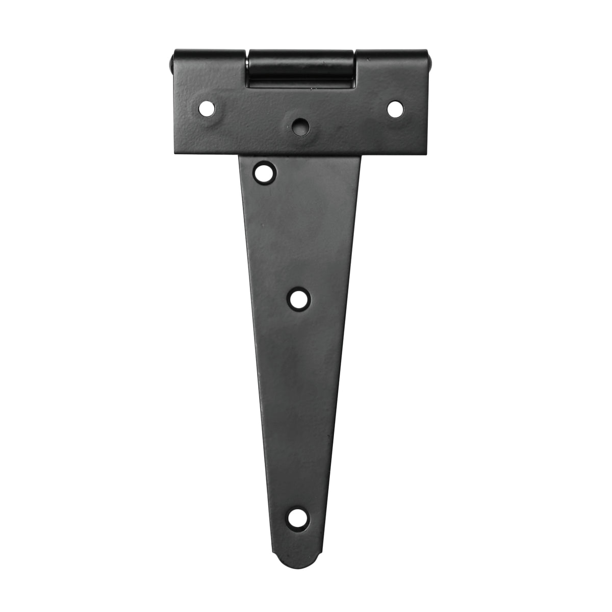 Pinnacle Hardware 200mm Black Scotch Tee Hinge, 2 Pack, Heavy Duty Steel for Sheds & Gates