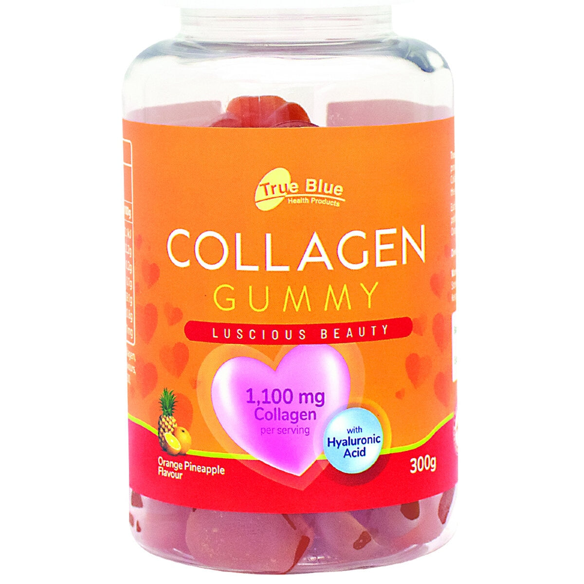True Blue Collagen with Hyaluronic Acid Gummy 300g - SuperSaverAU - view 1
