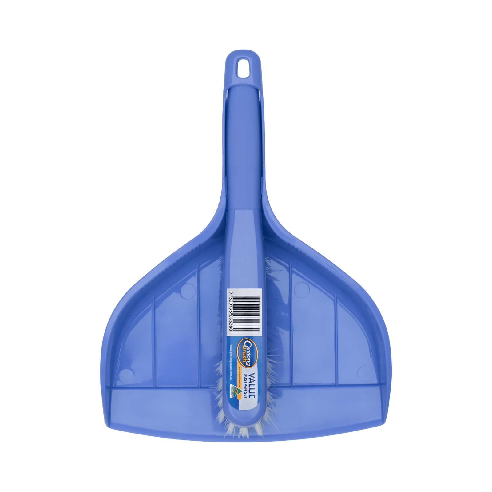 Geelong Brush Dustpan and Brush Set Blue/White