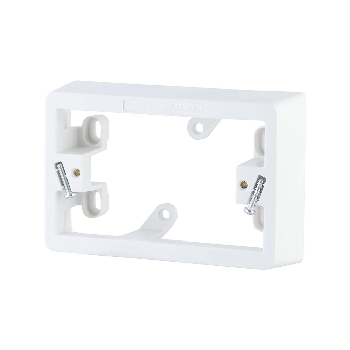 Deta Standard Mounting Block 5 Pack 34mm Deep ABS Trade Pack - SuperSaverAU - view 1