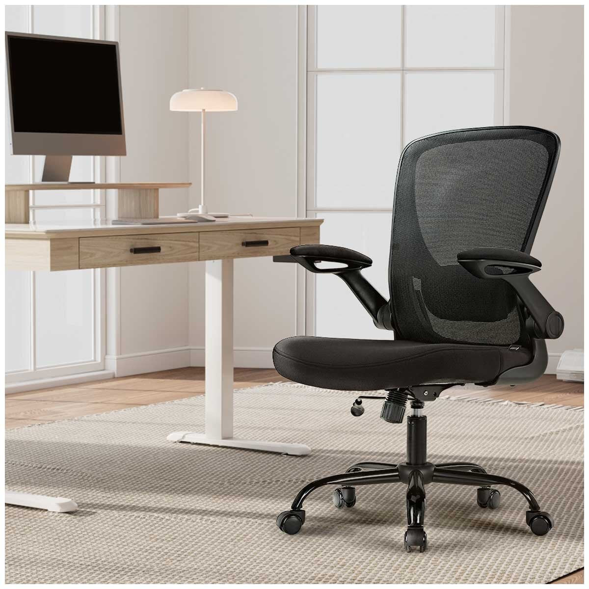 Eureka OC06 Onyx Ergonomic Task Chair Black - SuperSaverAU - view 6