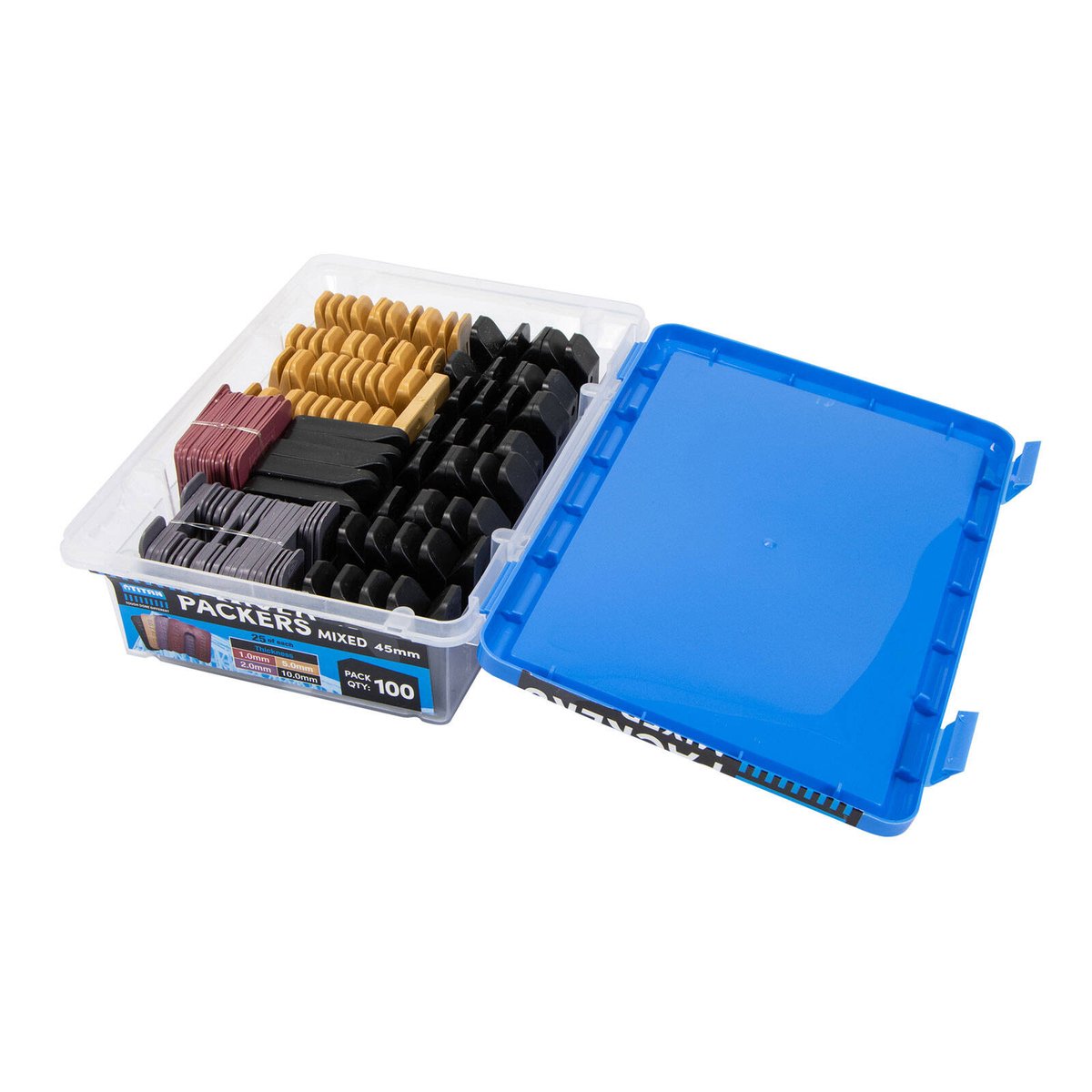 Titan Window Packers 45mm Mixed Sizes, UV Stable Plastic, 100 Piece
