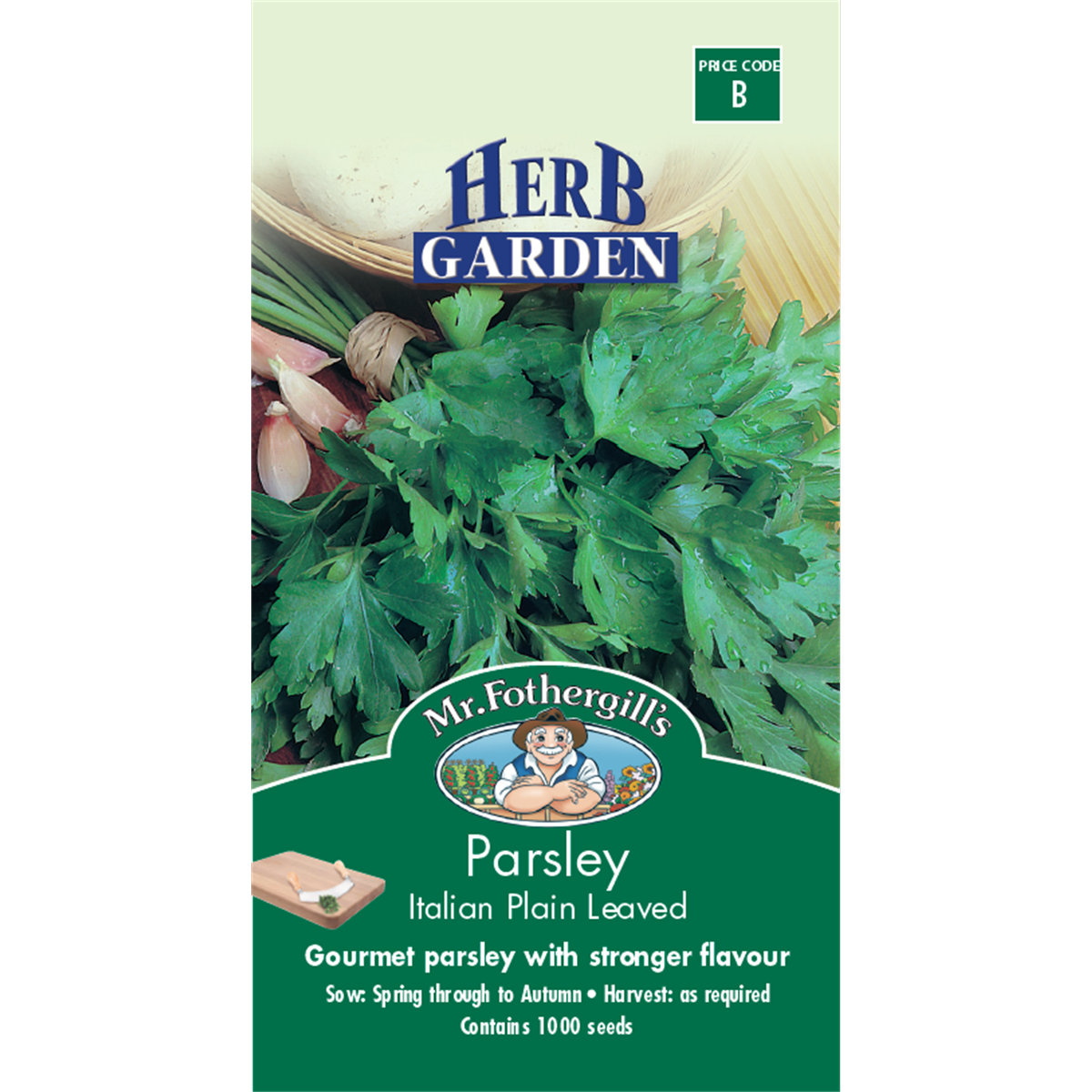 Mr Fothergill S Italian Parsley Seeds - 45cm - Green - Stronger Flavour - SuperSaverAU - view 1