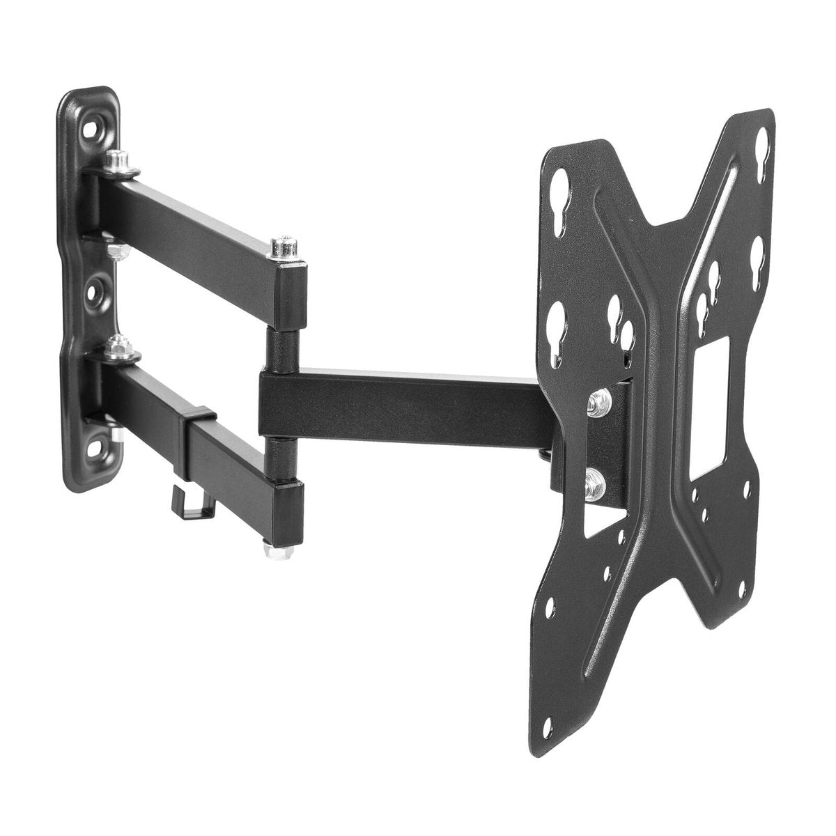 Practa Full Motion TV Wall Mount 23"-47" - Black - Easy Installation, Swiveling Arm - SuperSaverAU - view 2