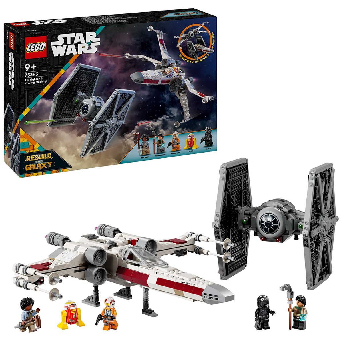 LEGO Star Wars TIE Fighter And X-Wing Mash-up Set 75393 - SuperSaverAU - view 1