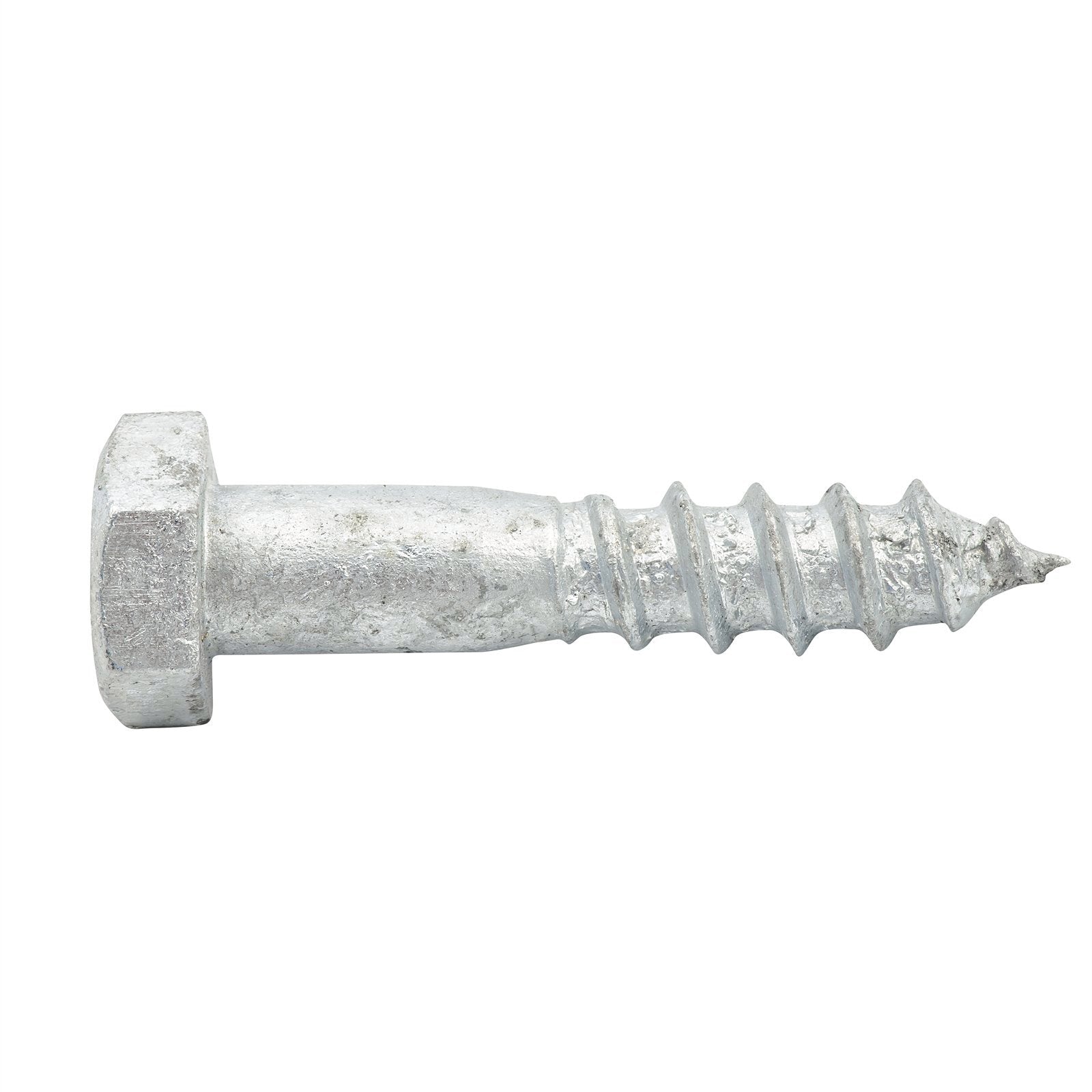 Zenith M10 x 50mm Hot Dipped Galvanised Hex Head Coach Screws - 25 Pack