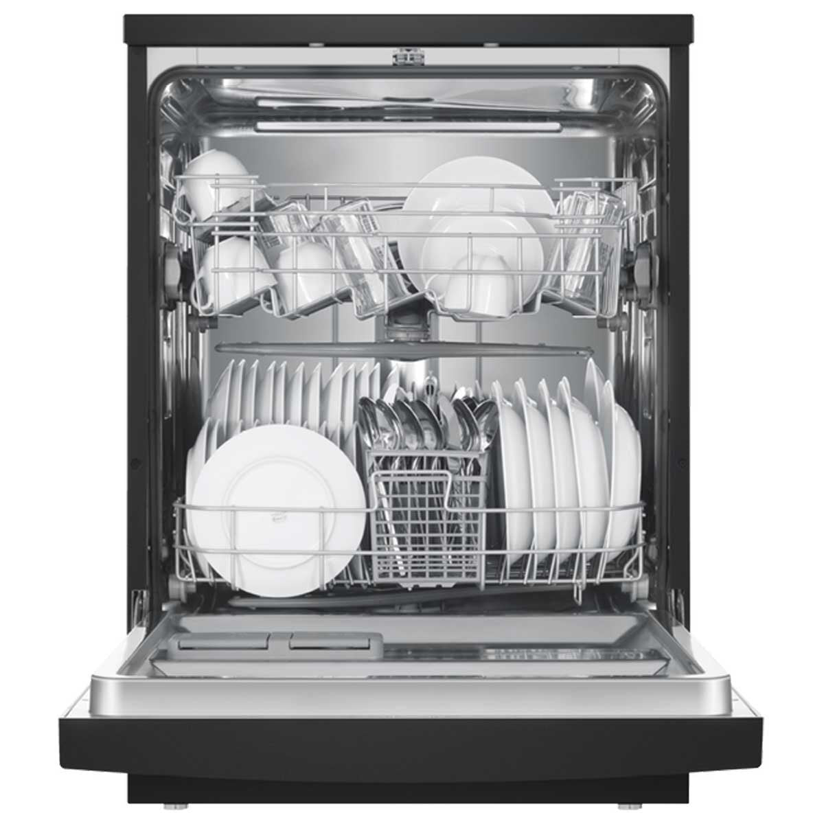 Haier 60cm Freestanding Dishwasher Black HDW13V1B1 - SuperSaverAU - view 2