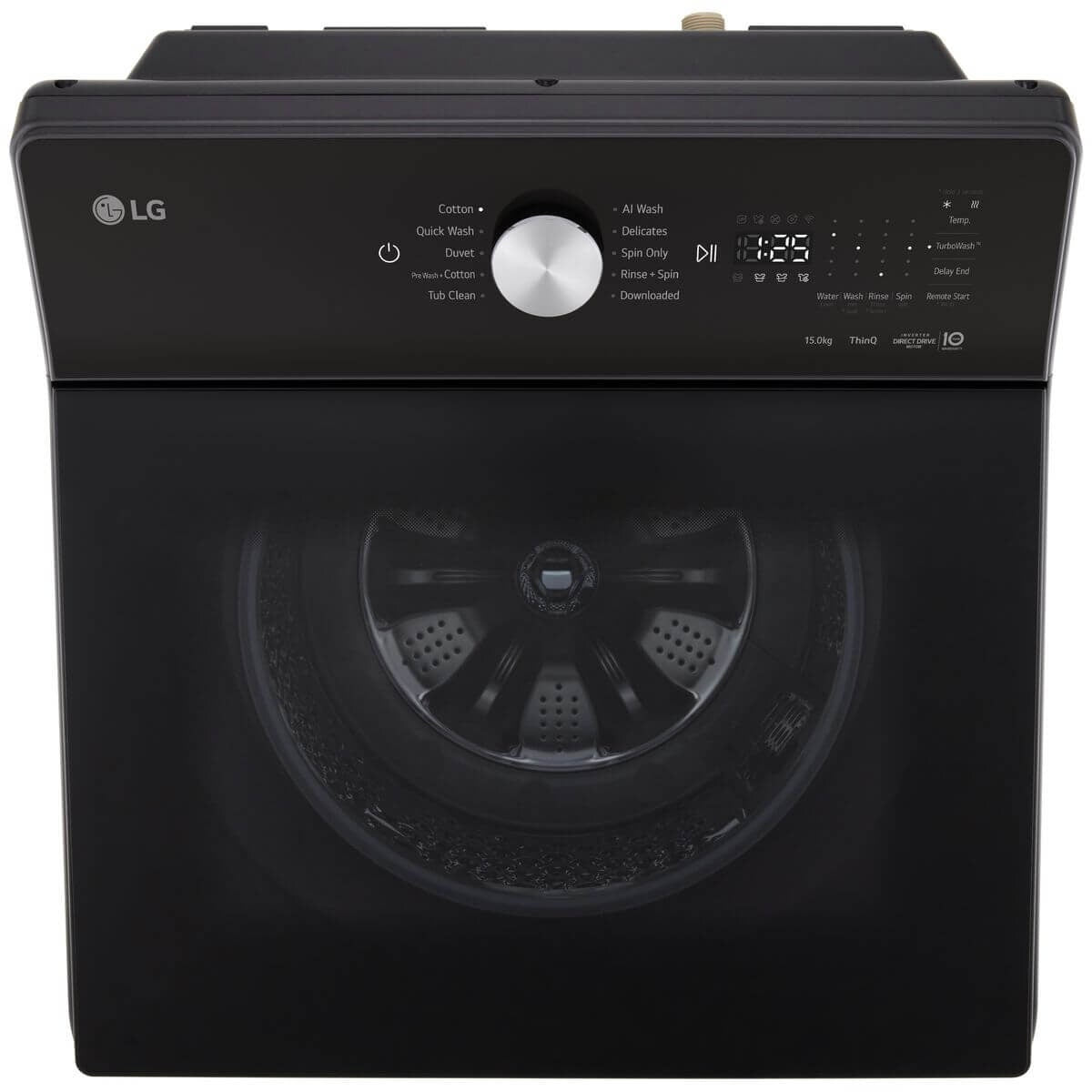 LG Series 5 9kg AI Top Load Washing Machine - Graphite, AI Direct Drive, TurboClean, ThinQ - WTX3-09G