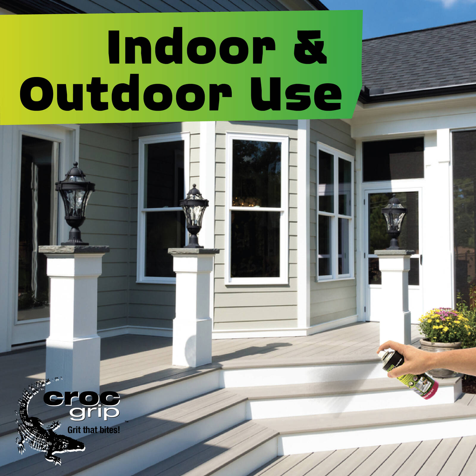 Croc Grip Spray On Clear Anti-Slip Coating - 400ml Aerosol