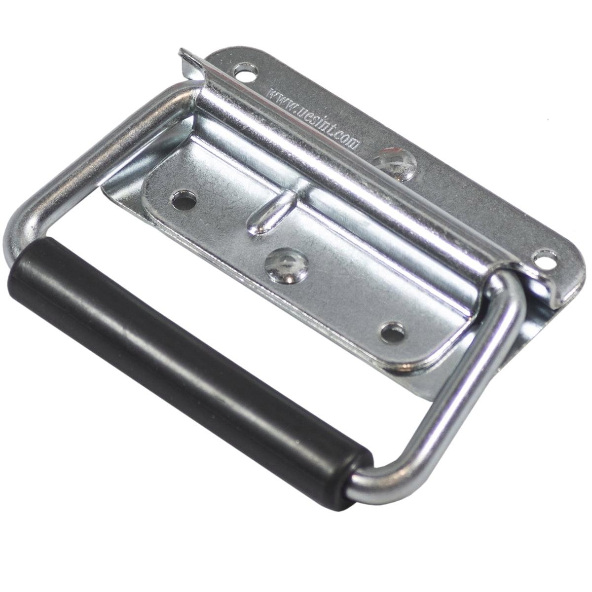 Goliath Spring Loaded Chest Handle 112mm, Zinc Plated Galvanised Steel, PVC Grip