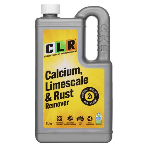 CLR Calcium Lime Rust Remover 1L Concentrate - Antibacterial Limescale & Rust Cleaner