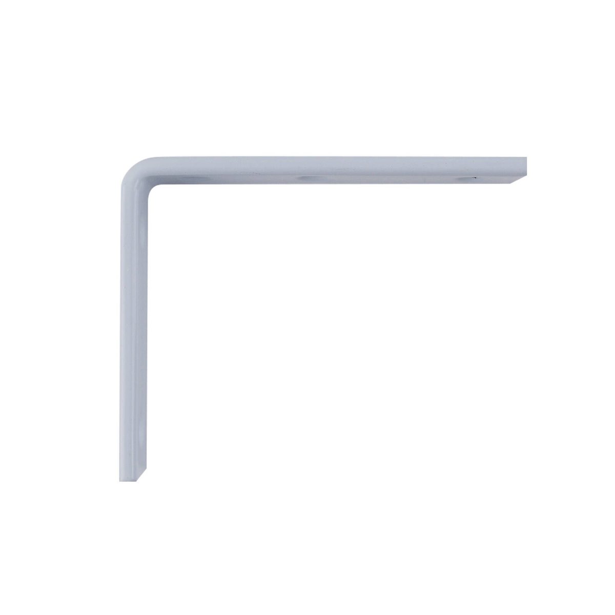 Carinya 100 x 125mm White Heavy-Duty Powder Coated Steel Angle Bracket, 200kg