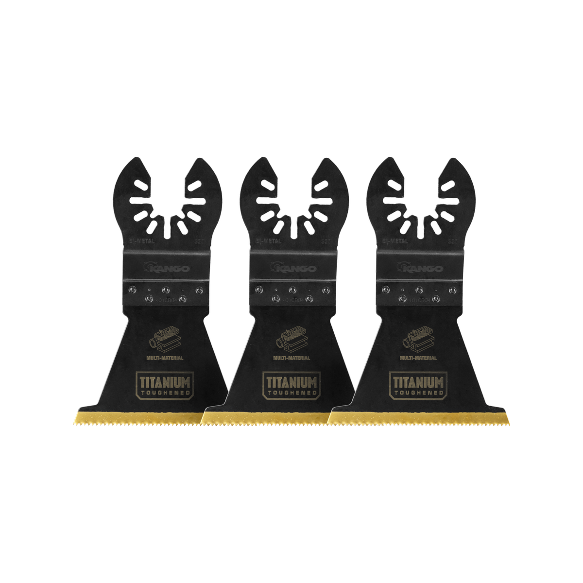 Kango 64mm Bi-Metal Plunge Cut Multi Tool Blades - 3 Pack