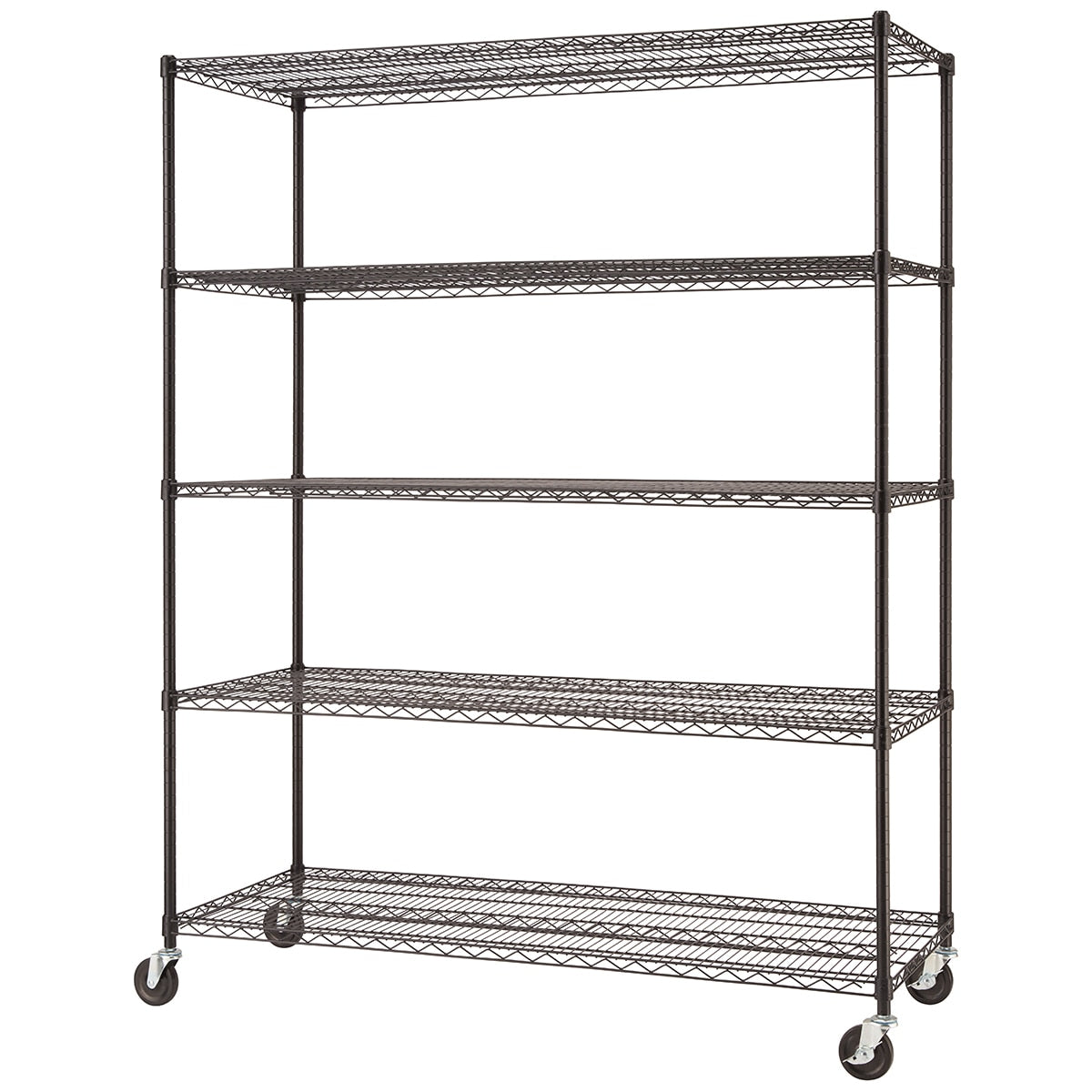 Trinity 5-Tier NSF Certified Shelving Rack – Heavy-Duty Adjustable Steel Storage Shelf for Home or Commercial Use - SuperSaverAU - view 1