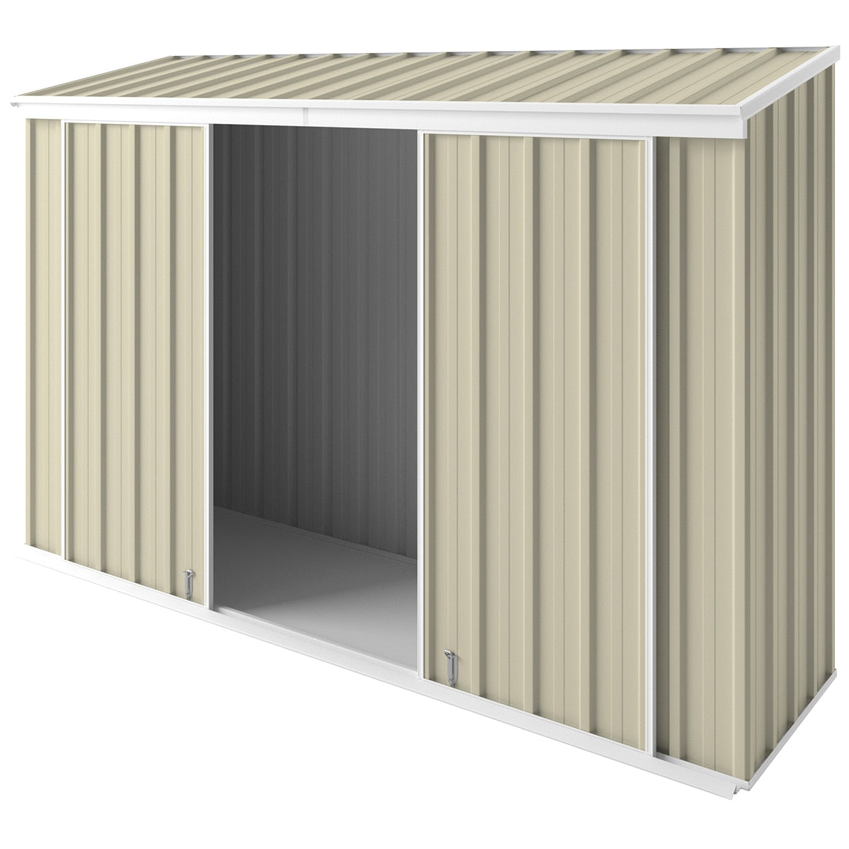 EasyShed Narrow Slider 3 x 0.78M Smooth Cream - SuperSaverAU - view 1