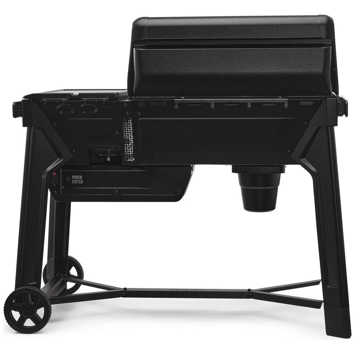 Traeger Woodridge WiFIRE pellet grill - black powder-coated finish, six cooking methods - TFB86MLHI