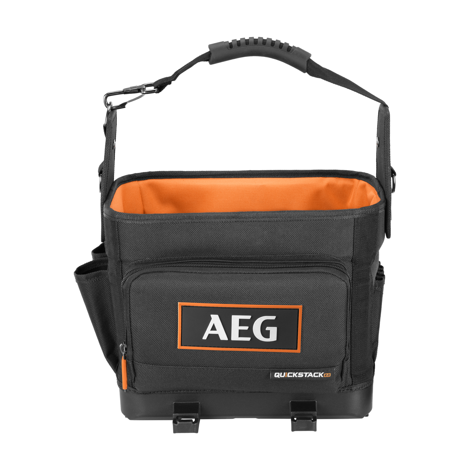 AEG QUICKSTACK 2.0 Half-Size Open Tote Tool Bag with Tape Measure Holder