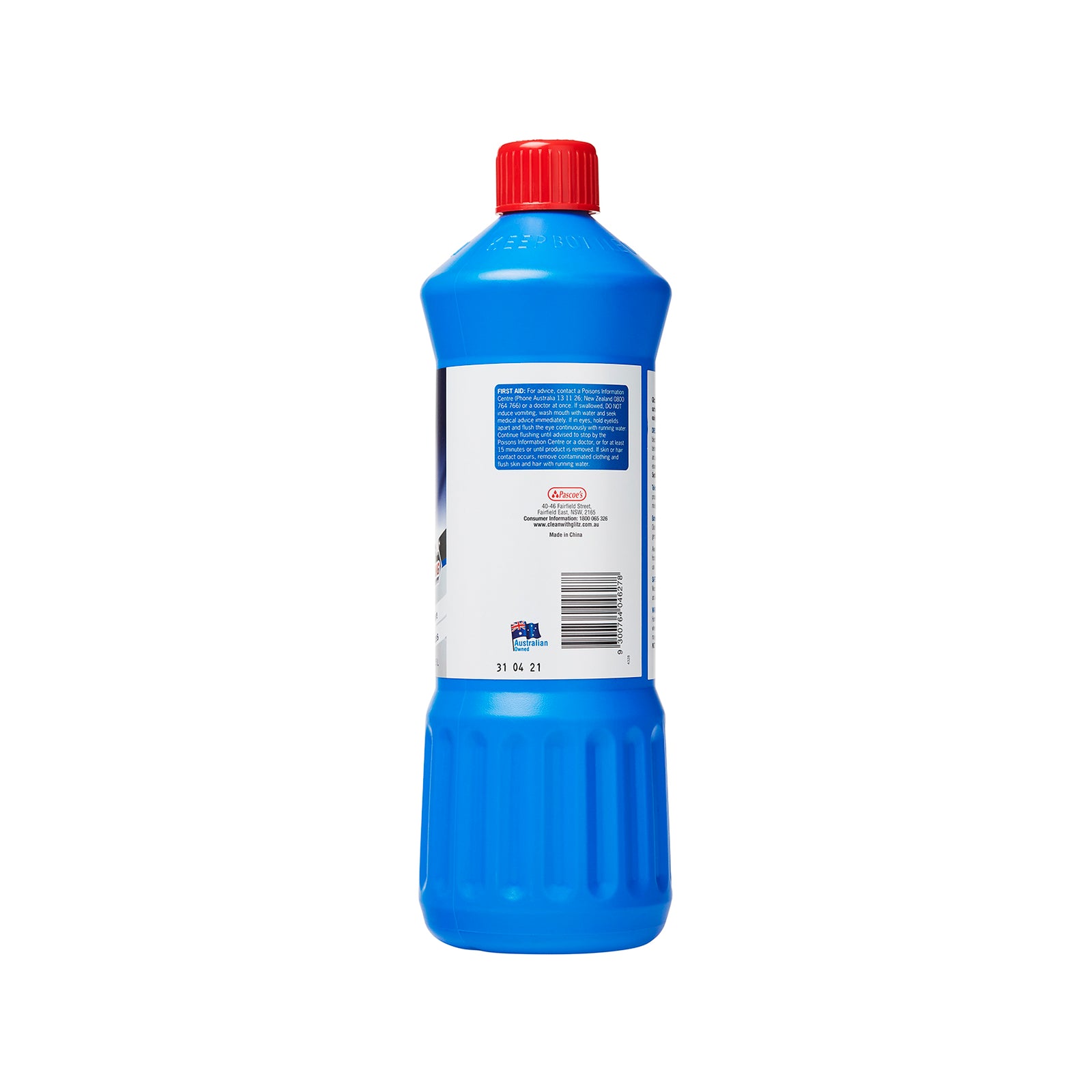 Glitz 1.25L Domestic Cleaner, Anti-Bacterial, Thick Formula, Phosphate Free