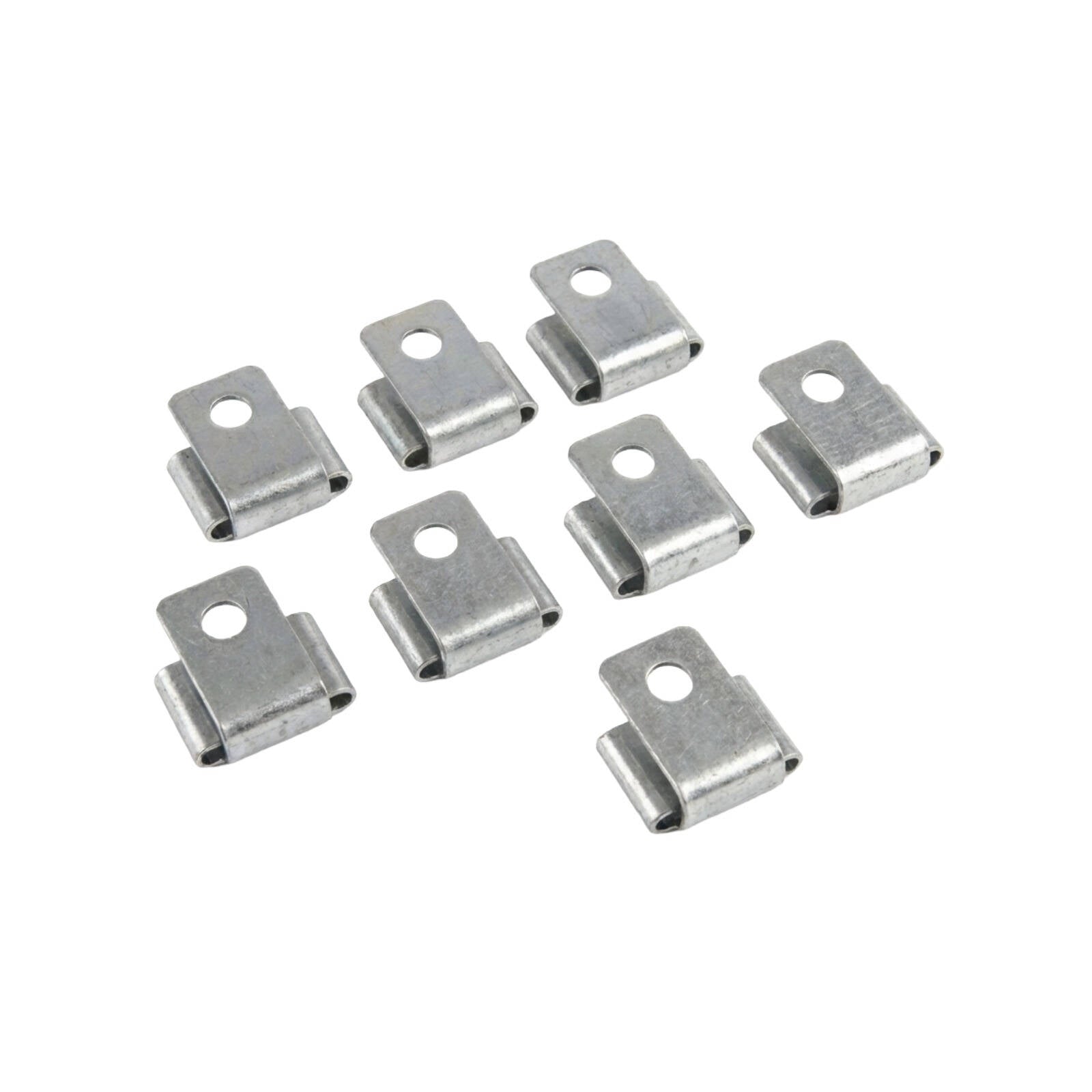 Jack Galvanised Steel Mesh Panel Fixing Clips - 8 Pack