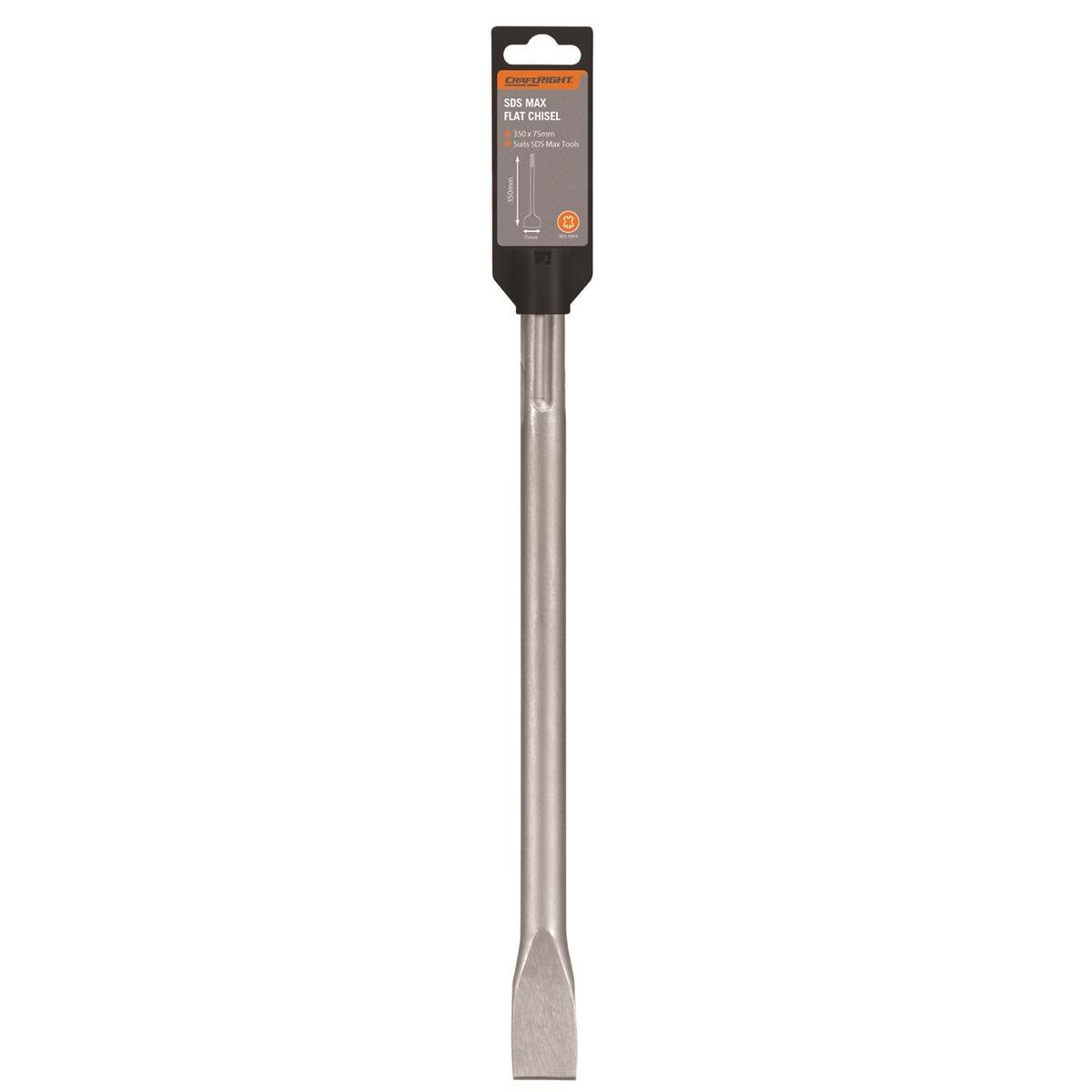 Craftright Flat Chisel - 25mm x 350mm - High Impact Steel - Light Use - SuperSaverAU - view 1