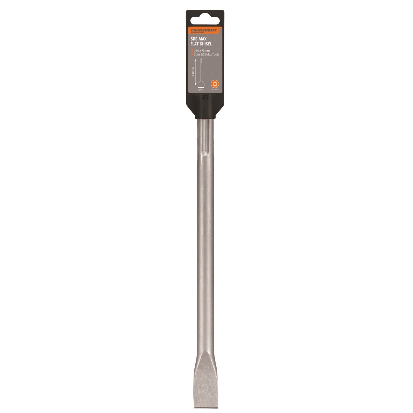 Craftright 350 x 25mm SDS Max Flat Chisel Bit