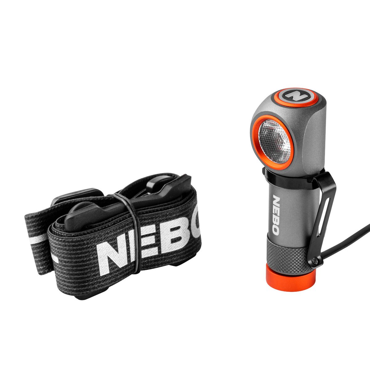 Nebo Einstein 600 Lumen Rechargeable LED Headlamp Waterproof Aluminium 89812