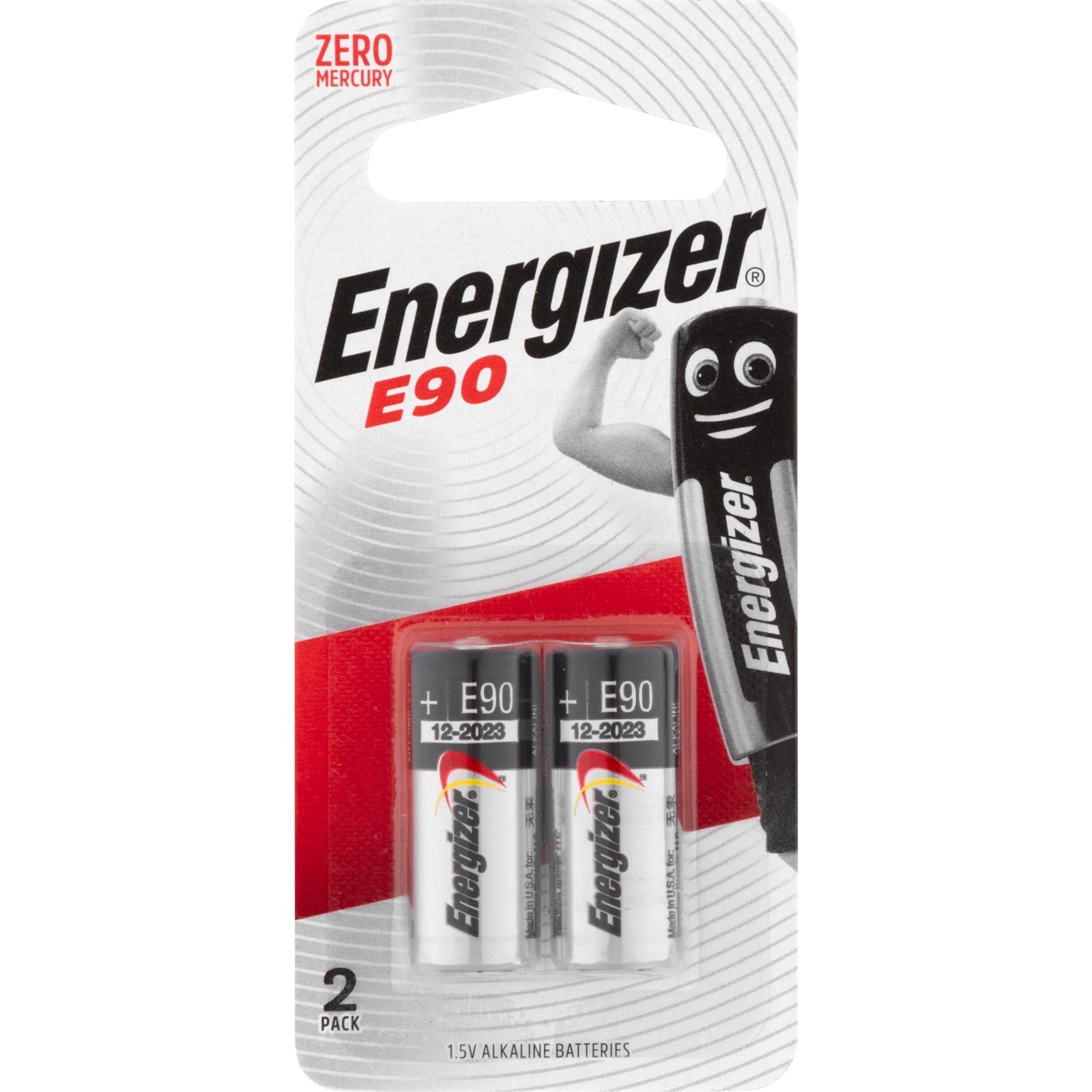 Energizer E90 N 1.5V Alkaline Battery - 2 Pack