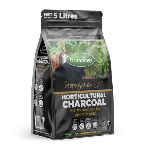 Brunnings Horticultural Charcoal 5L - Soil Improver for Drainage
