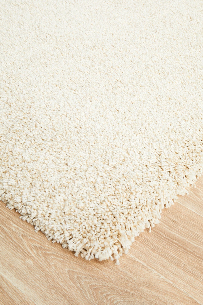 Rug Culture Laguna Medium Cream Polypropylene Rug 230x160cm - Power Loomed - LGNCREAM230X160