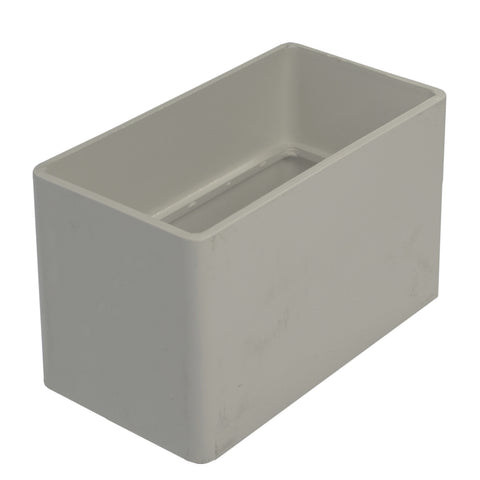 Icon Plastics 100 x 50mm PVC Pipe Socket - Surf Mist