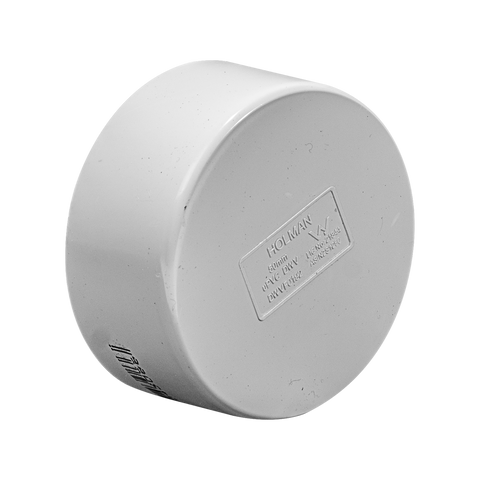 Holman 50mm PVC DWV Push On Cap, Underground Rated