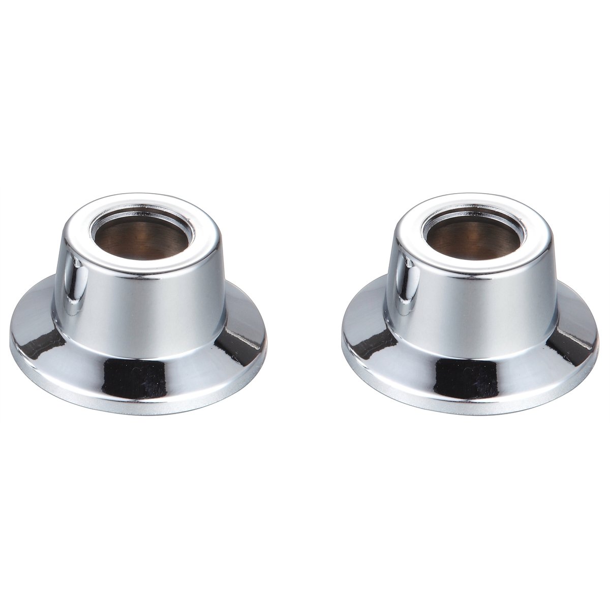 Shaw and Mason Chrome Plastic Basin Flange 2 Pack Chrome Plate Finish