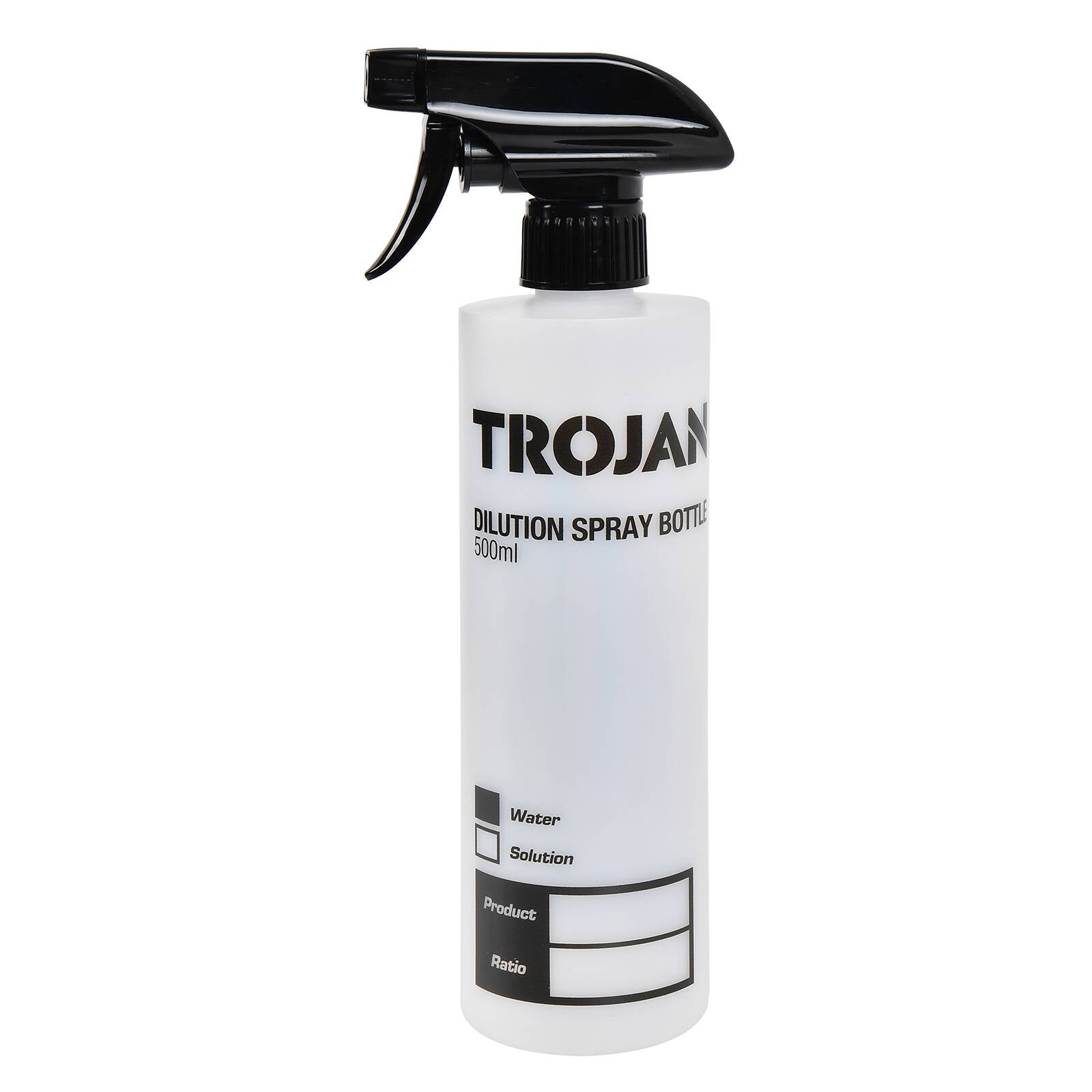 Trojan 500ml Dilution Spray Bottle - Chemical-Resistant Measuring Bottle