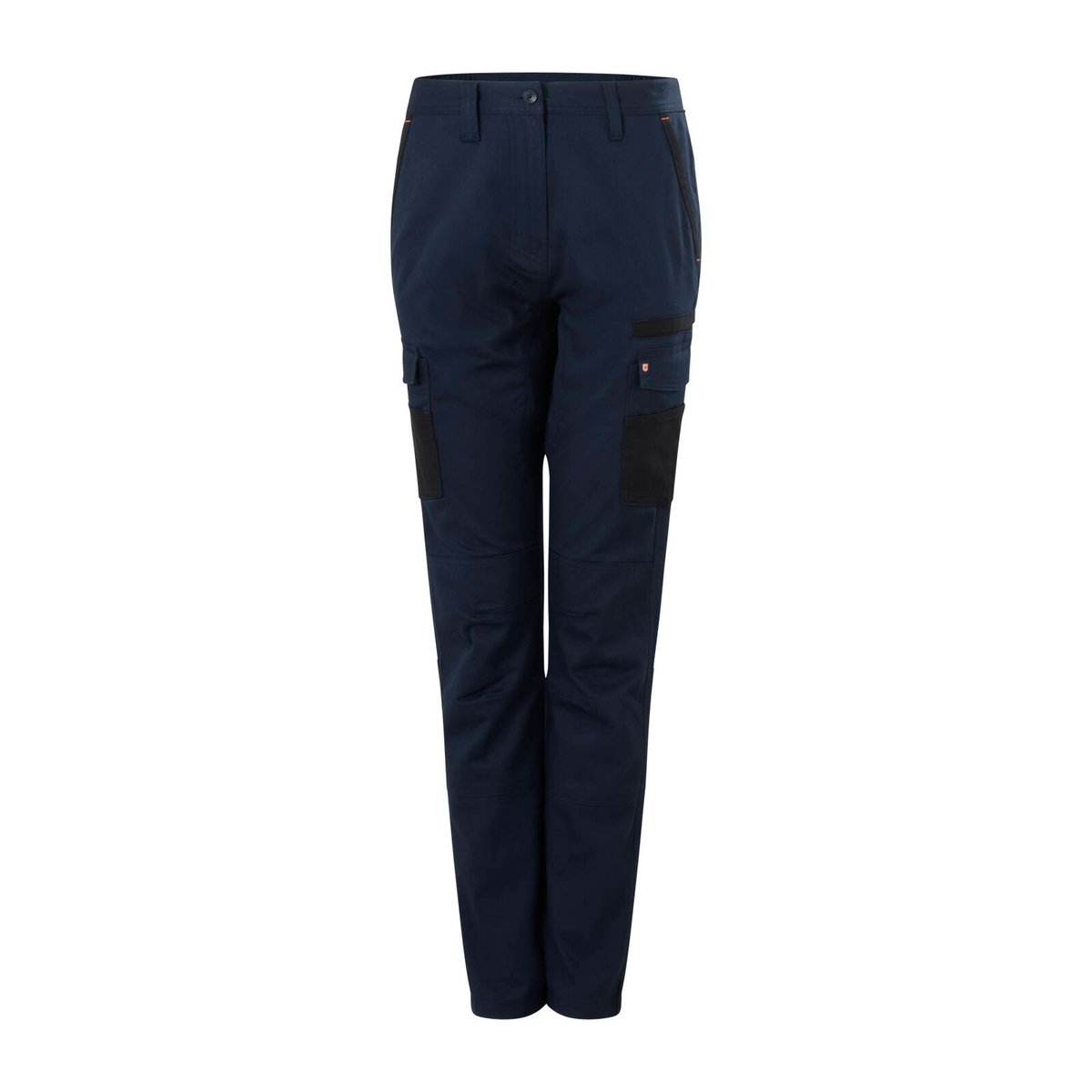 Citeco Women's Navy Cargo Pant - Cotton Stretch Twill, Size 8
