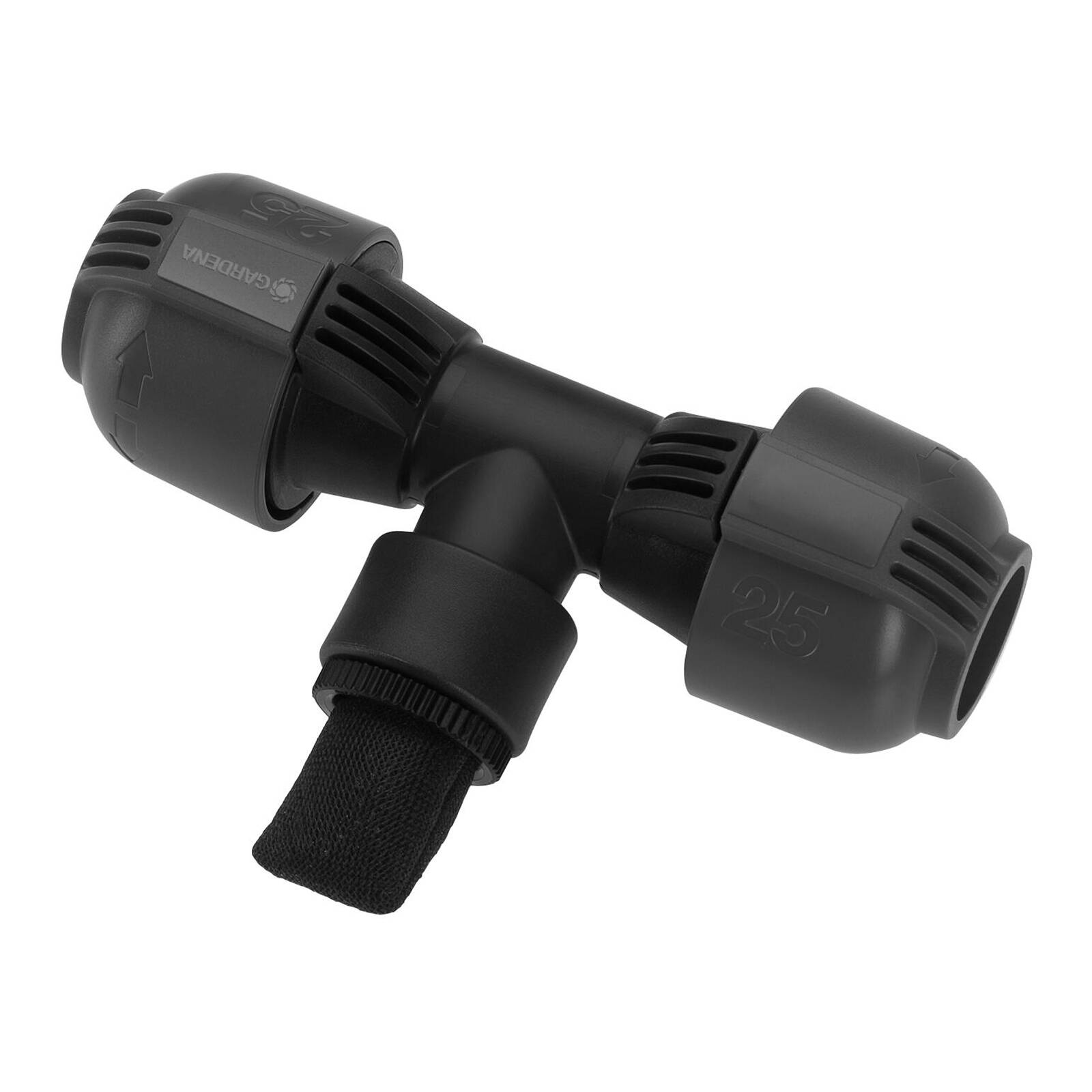 GARDENA Drain Valve Black/Gold High-Impact Plastic & Metal