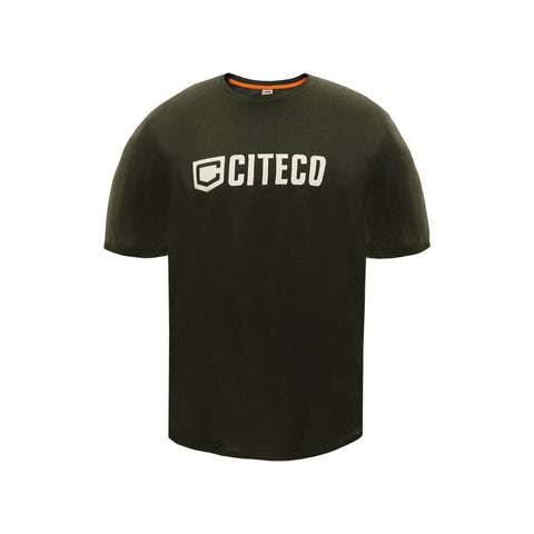 Citeco Khaki Tee Small - Men's T-Shirt - UPF 50+ Protection - Soft Cotton/Polyester - SuperSaverAU - view 1