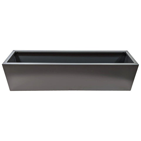 Greenlife Metal Designer Planter Box 1200 x 300 x 300mm Charcoal - SuperSaverAU - view 1