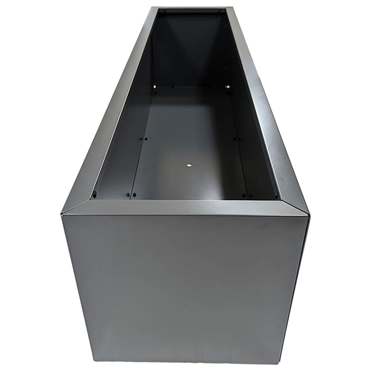 Greenlife Metal Designer Planter Box 1200 x 300 x 300mm Charcoal - SuperSaverAU - view 3