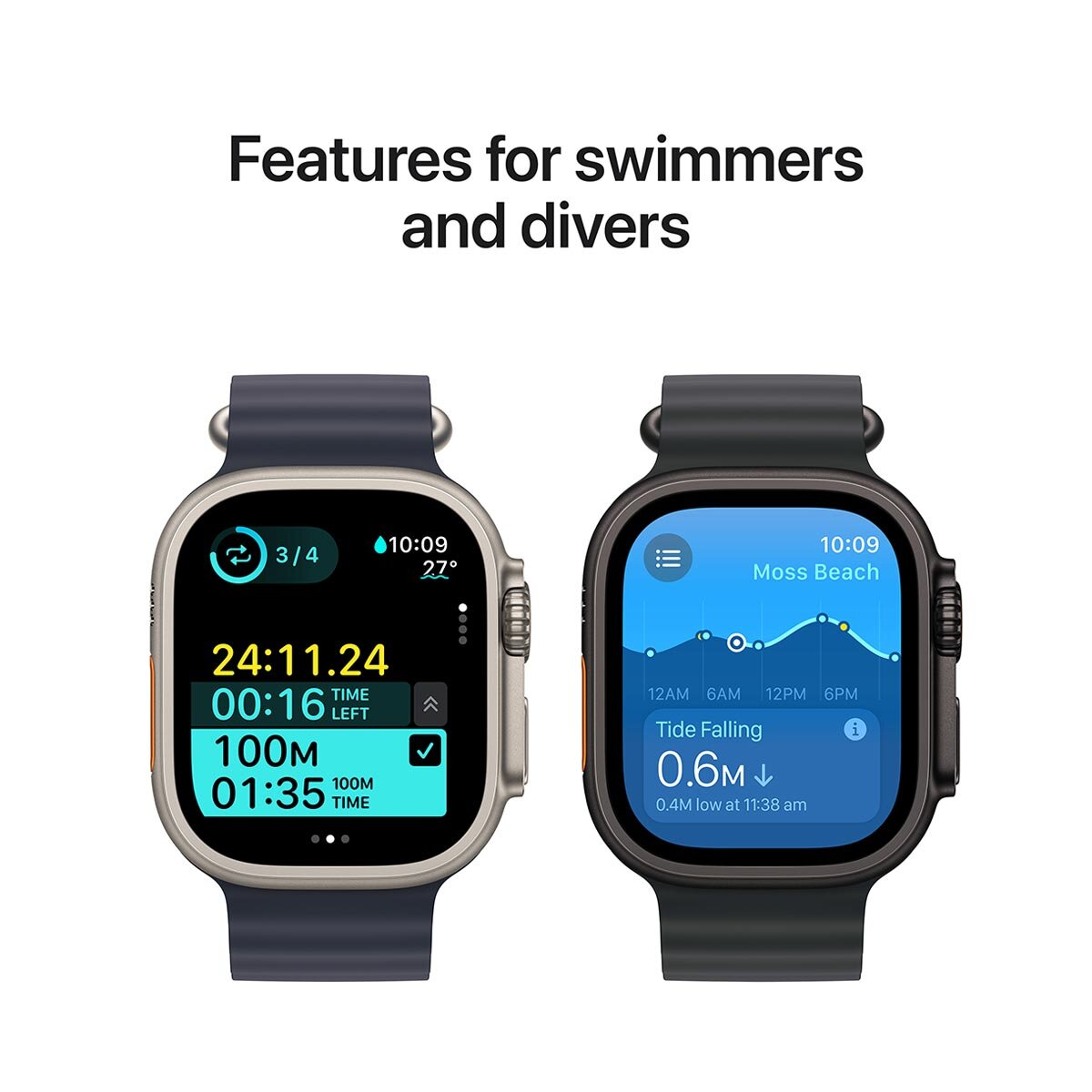 Apple Watch Ultra 2 GPS + Cellular 49mm Natural Titanium Case With Tan Alpine Loop Small - SuperSaverAU - view 5
